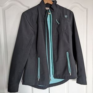 Ariat Women's Grey Soft Shell Rain Jacket